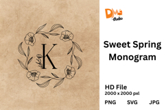 Sweet Spring Monogram Product Image 1