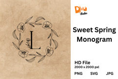 Sweet Spring Monogram Product Image 1