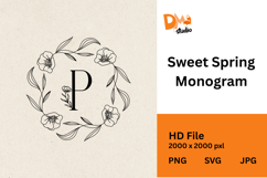 Sweet Spring Monogram Product Image 1