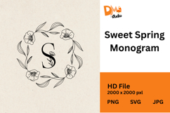 Sweet Spring Monogram Product Image 1