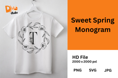 Sweet Spring Monogram Product Image 1