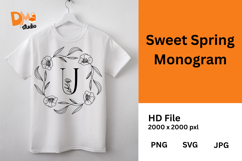 Sweet Spring Monogram Product Image 1