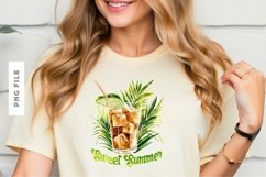 Sweet Summer Ice T-shirt Design PNG