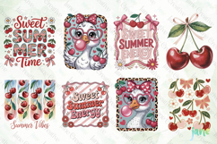 Sweet Summer Cherry Clipart Bundle Product Image 4
