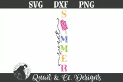 Sweet Summer Porch Sign SVG Cut File, Summer Popsicles SVG Product Image 2
