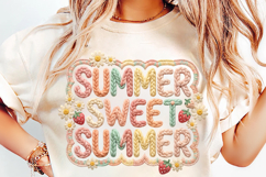 summer sweet summer, floral t shirt png, retro floral design, summer sublimation png, flower lover graphic, vintage flower png, boho floral art, garden shirt design, print on demand png, transparent png