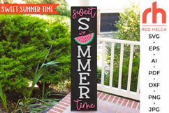 summer porch sign, watermelon sign svg, porch leaner file, vertical pool sign, summer welcome sign, laser cut file, layered sign svg, patio decor svg, beach house sign, sweet summer time, outdoor sign svg, fruit porch sign, diy wood sign