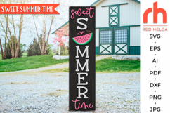 summer porch sign, watermelon sign svg, porch leaner file, vertical pool sign, summer welcome sign, laser cut file, layered sign svg, patio decor svg, beach house sign, sweet summer time, outdoor sign svg, fruit porch sign, diy wood sign