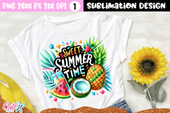 Sweet Summer Time Sublimation Design