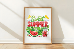 Sweet Summer Time Watermelon PNG Product Image 5