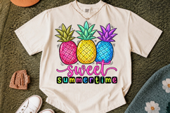 Sweet Summertime PNG, colorful pineapple png Product Image 2