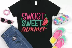 Sweet sweet summer SVG , Summer vibes SVG ,Summer Beach SVG Product Image 2