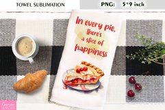 Funny Kitchen Quotes| Kitchen Towel Sublimation Product Image 1