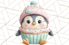 Sweet Treat Animal Clipart PNG, Kawaii Dessert Art Product Image 3