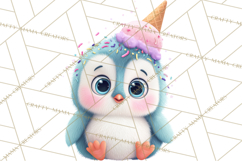 Sweet Treat Animal Clipart PNG, Kawaii Dessert Art Product Image 4