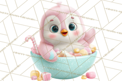 Sweet Treat Animal Clipart PNG, Kawaii Dessert Art Product Image 2