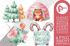 Candy Igloo Village Sublimation Product Image 1