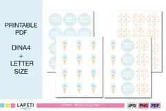kawaii ice cream pdf