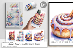 Sweet Cakes &amp; Pies Digital Paper Product Image 1