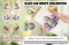 Sweet Cakes &amp; Pies Glass Can Product Image 1