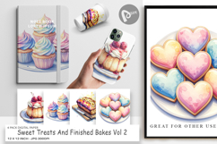 Sweet Cakes &amp; Pies Digital Paper Product Image 1