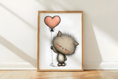Sweet Valentine Persian Cat Png Product Image 3