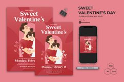 Sweet Valentine&#039;s Day - Flyer, Poster &amp; Instagram AS Product Image 1