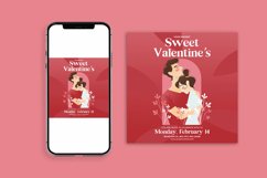 Sweet Valentine&#039;s Day - Flyer, Poster &amp; Instagram AS Product Image 4