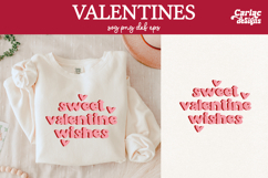 Sweet Valentine Wishes SVG