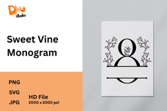 Sweet Vine Monogram Product Image 1
