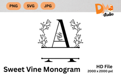 Sweet Vine Monogram Product Image 1