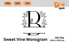 Sweet Vine Monogram Product Image 1