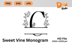 Sweet Vine Monogram Product Image 1