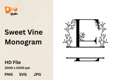 Sweet Vine Monogram Product Image 1