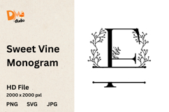 Sweet Vine Monogram Product Image 1