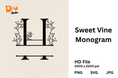 Sweet Vine Monogram Product Image 1