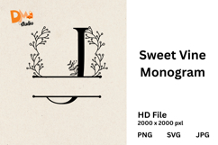 Sweet Vine Monogram Product Image 1