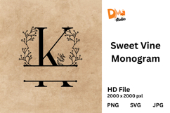 Sweet Vine Monogram Product Image 1