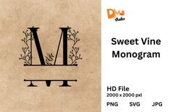 Sweet Vine Monogram Product Image 1