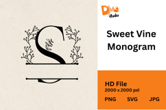Sweet Vine Monogram Product Image 1