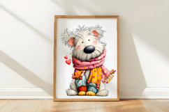 Sweet Whimsical Valentine Dog Characters Product Image 3
