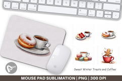 Winter Treats Coffee Mouse Pad Product Image 1