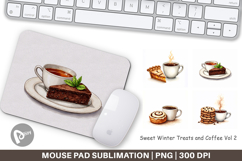 Winter Treats Coffee Mouse Pad Product Image 1