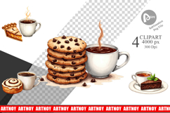Winter Treats Coffee Clipart Product Image 1