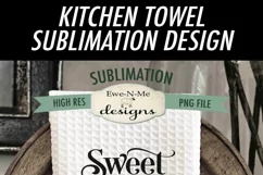 Sweet Christmas Wishes Mixer | Dish Towel Sublimation Design Product Image 2