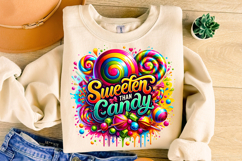 Sweeter Than Candy PNG, Candy PNG, Sweet PNG, Watercolor PNG Product Image 3