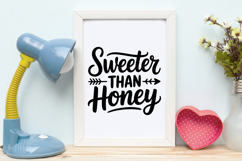 Sweeter Than Honey SVG | Baby SVG | Newborn SVG Product Image 4