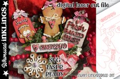 Sweet Gingerbread SVG Set For Laser Cutting Product Image 1