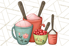 Sweetheart Baking Crew Clipart PNG, Valentine Animal Chef Product Image 2