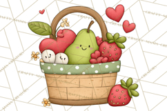 Sweetheart Baking Crew Clipart PNG, Valentine Animal Chef Product Image 4